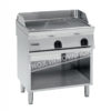 Fry top elettrico piastra 1/3 rigata 700X700 linea 700 Compact