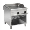 Fry top Gas piastra liscia 700X700 linea 700 Compact