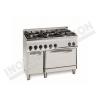 Cucina 6 fuochi con forno gas 1050×700 linea 700 Compact