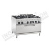 Cucina 6 fuochi con forno maxi elettrico 1050×700 linea 700 Compact