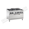 Cucina 6 fuochi con forno-grill maxi elettrico 1200×900 linea 900 Prestige