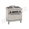 Cucina elettrica 4 piastre quadrate con forno elettrico 800×900 linea 900 Prestige