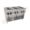 Cucina elettrica 6 piastre rotonde 1050×700 linea 700 Compact