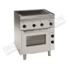 Cucina vetroceramica 4 zone con forno elettrico ventilato 700×600 linea 600