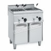 Cuocipasta elettrico due vasche 23+23 litri 700×700 linea 700 Compact